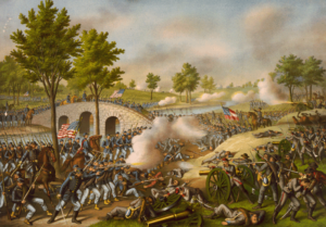 Painting of the Battle of Antietam