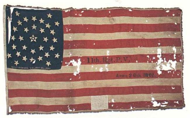 National Flag of the 11th Pennsylvania Volunteer Infantry