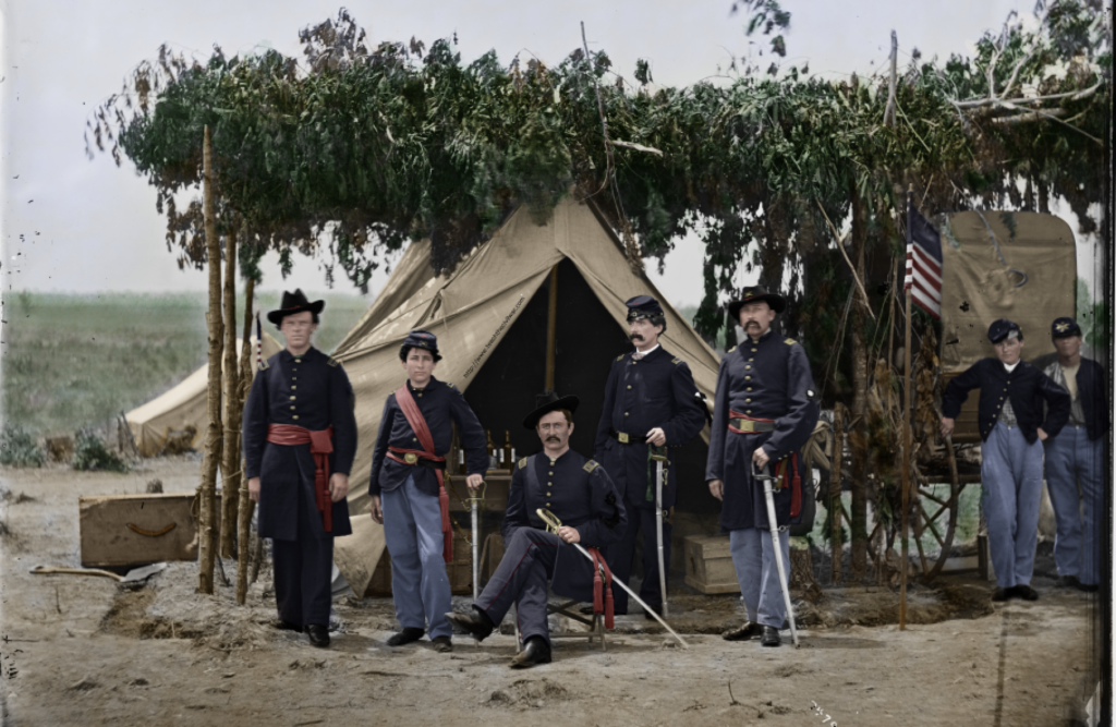 Colorized 2nd New York Artillery 