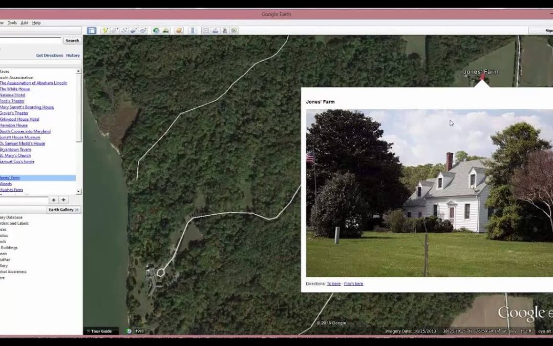 Google Earth Tour of the Lincoln Assassination