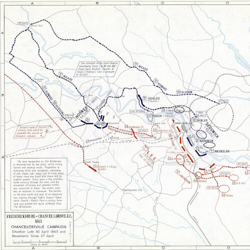 Chancellorsville Map