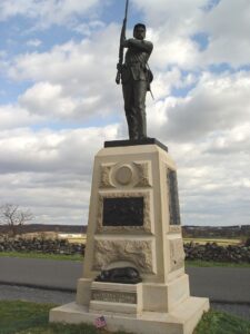 11th PVI monument in Gettysburg
