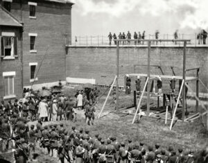 Lincoln conspirators hanging