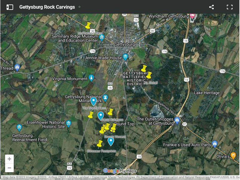 Exploring History: Rock Carvings in Gettysburg National Military Park