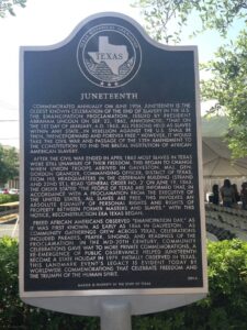Juneteenth Marker